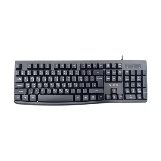 AULA AK105 Wired Black Keyboard with Bangla
